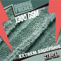 Garage Freaks  Striped 2er Set - 2 sušící ručníky 50x80cm a 40x40cm, 1300 GSM