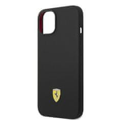 Ferrari FEHMSIP14MBK hard silikonové pouzdro iPhone 14 PLUS 6.7" black Silicone Metal Logo Magsafe