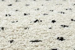 Dywany Łuszczów Kusový koberec Berber Syla B752 dots cream kruh 160x160 (průměr) kruh