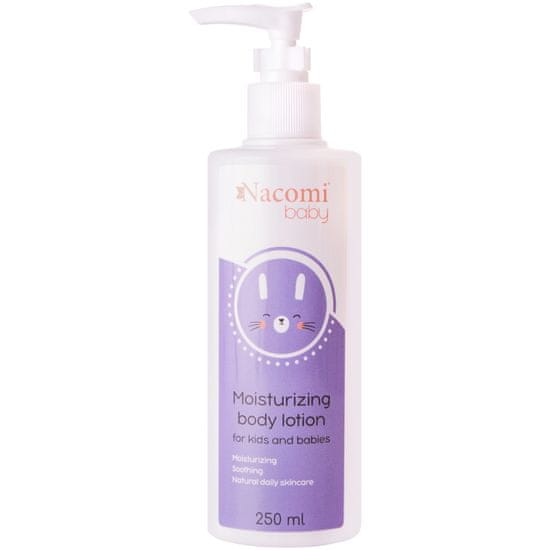 Nacomi Baby Moisturizing tělové mléko - hydratační emulze pro děti a miminka 250 ml