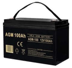 Iso Trade 20805 Bezúdržbová baterie AGM 12V 100Ah