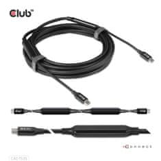 Club 3D Kabel USB 3.2 Gen2 Type-C to C Active Bi-directional (M/M) 8K60Hz, 5m