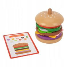 WOOPIE Wooden Burger Restaurant Puzzle