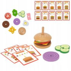 WOOPIE Wooden Burger Restaurant Puzzle