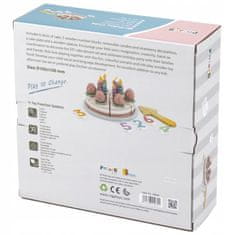 Viga Toys PolarB Dřevěný dort Narozeninový dort do Kr
