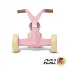 Berg GO2 Gokart Jeździk Bike 2v1 Retro Pink