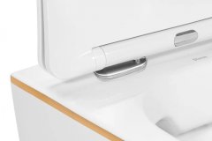 REA Závěsné WC Carlo Mini Rimless Duroplast Gold Edge REA-C1222 - Rea