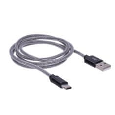 Solight USB-C kabel, USB 2.0 A konektor - USB-C 3.1 konektor, 1m