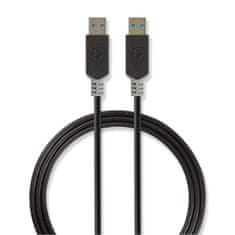 Nedis CCBW61000AT20 propojovací kabel zástrčka USB 3.0 A - zástrčka USB 3.0 A, 2 m