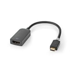 Nedis CCBW64652AT02 adaptér zástrčka USB-C - zásuvka HDMI, černá