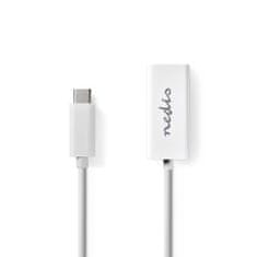 Nedis adaptér zástrčka USB-C - zásuvka RJ45 (8P8C) Ethernet (CCGP64950WT02)