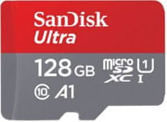 SanDisk Ultra/micro SDXC/128GB/UHS-I U1 / Class 10/+ Adaptér