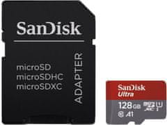 SanDisk Ultra/micro SDXC/128GB/UHS-I U1 / Class 10/+ Adaptér