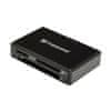 USB 3.0 čtečka paměťových karet, černá - SDHC/SDXC (UHS-I/II), microSDHC/SDXC (UHS-I), CompactFlash (UDMA6/7)