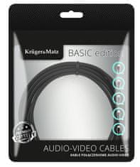 Krüger&Matz Kabel USB Kruger&Matz KM1263 USB / USB-C 10Gbps 1m černý