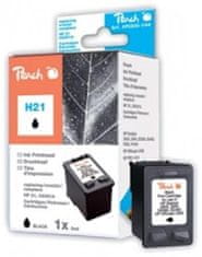 Peach kompatibilní cartridge HP C9351AE, No. 21XL, Black, 21 ml