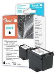 Peach kompatibilní cartridge HP CC561EE, No.301, black, 5.7ml