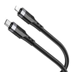 Borofone Kabel Borofone USB-C - Lightning - 1.2m - Černá KP23475
