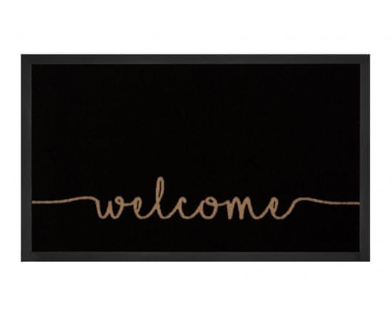 Hanse Home Protiskluzová rohožka Welcome 103796 Anthracite Creme