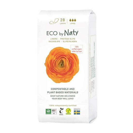 ECO by Naty Dámské slipové vložky ECO by Naty - super (28 ks)