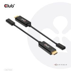 Club 3D aktivní adaptér HDMI na USB-C, 4K60Hz, M/F CAC-1333 - zánovní