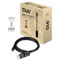 Club 3D Kabel USB Typ C na DisplayPort 1.4 8K 60Hz (M/M), 1,8m