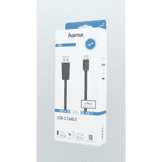 Hama USB-C 3.2 Gen1 kabel typ A-C 1,5 m, černý