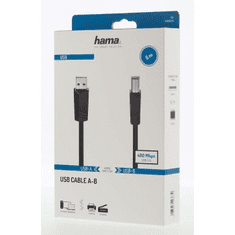 Hama USB 2.0 kabel typ A-B, 5 m
