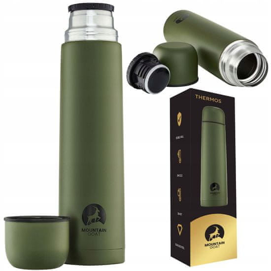 4FIZJO Termoska s hrníčkem 1 L MOUNTAIN GOAT THERMOS