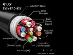 Club 3D Kabel HDMI 2.1 Ultra High Speed HDMI, 4K 120Hz, 8K60Hz, 48Gbps M/M, 3m CAC-1373