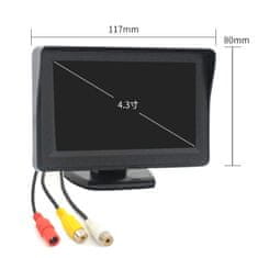 Xtech Video monitor TFT-430 LCD 4,3" do auta