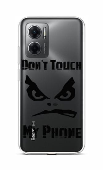 TopQ Kryt Xiaomi Redmi 10 5G Don't Touch průhledný 86434