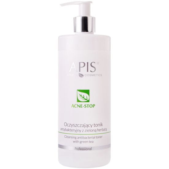 APIS Acne-Stop - čistící antibakteriální tonikum se zeleným čajem 500 ml