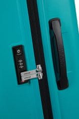 American Tourister Cestovní kufr na kolečkách AEROSTEP SPINNER 77 EXP Turquoise Tonic