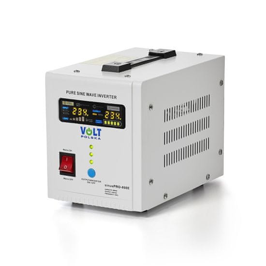 Volt Polska | Záložní zdroj SinusPRO - 800E, 12V 500W 800VA