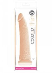 NS Novelties Colours Pleasures - Thin 20 cm / Silikonové dildo