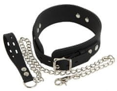 Bad Kitty Silicone Collar with Leash / obojek s vodítkem