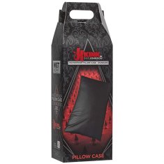 Doc Johnson Pillow Case Standard Black / luxusní povlak pro erotické hry