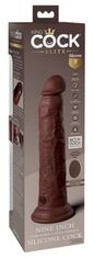 Pipedream King Cock Elite - 9“ Vibrating + Dual Density Silicone Cock with Remote