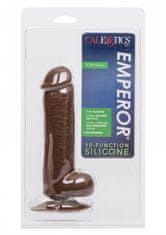 California Ex Novel CalExotics 10-Function Silicone Emperor / silikonový vibrátor - Brown