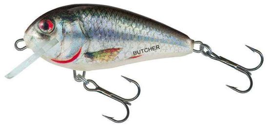 Salmo Salmo rybářské woblery Butcher sinking 5cm/7g Holographic Real Dace