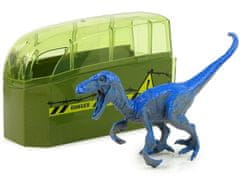 Lean-toys Auto Terénní Transporter Pro Roztáčení Diy Dinosaurus