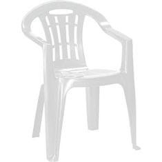 Židle Curver MALLORCA, bílá, plastová