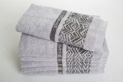 Eurofirany Pierre Cardin Teo Towel 70x140 cm Silver