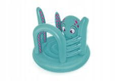Lean-toys Nafukovací trampolína chobotnice pro děti 142 x 13