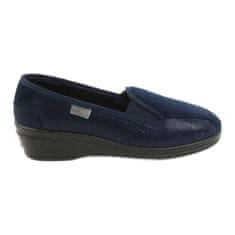 Befado dámské pantofle pu navy blue velikost 41