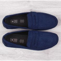 Pánské mokasíny slip-on navy blue NEWS velikost 44