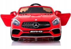 Lean-toys Bateriové vozidlo Mercedes SL65 LCD Red