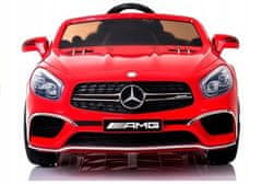 Lean-toys Bateriové vozidlo Mercedes SL65 LCD Red