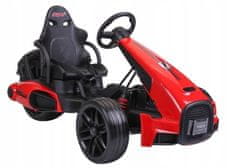 Lean-toys Baterie Gokart CH9939 červená